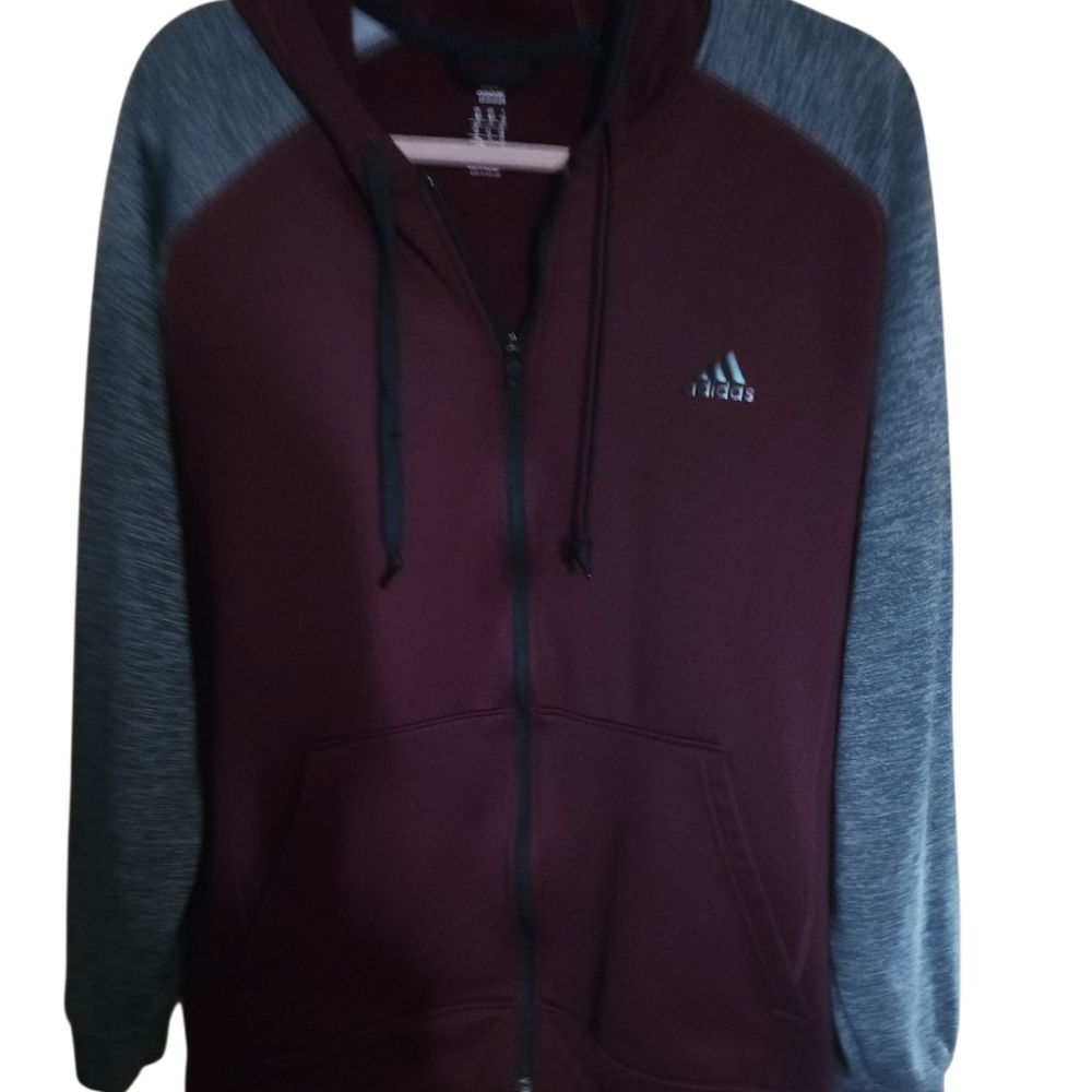 Adidas ClimaWarm Burgundy Fleece